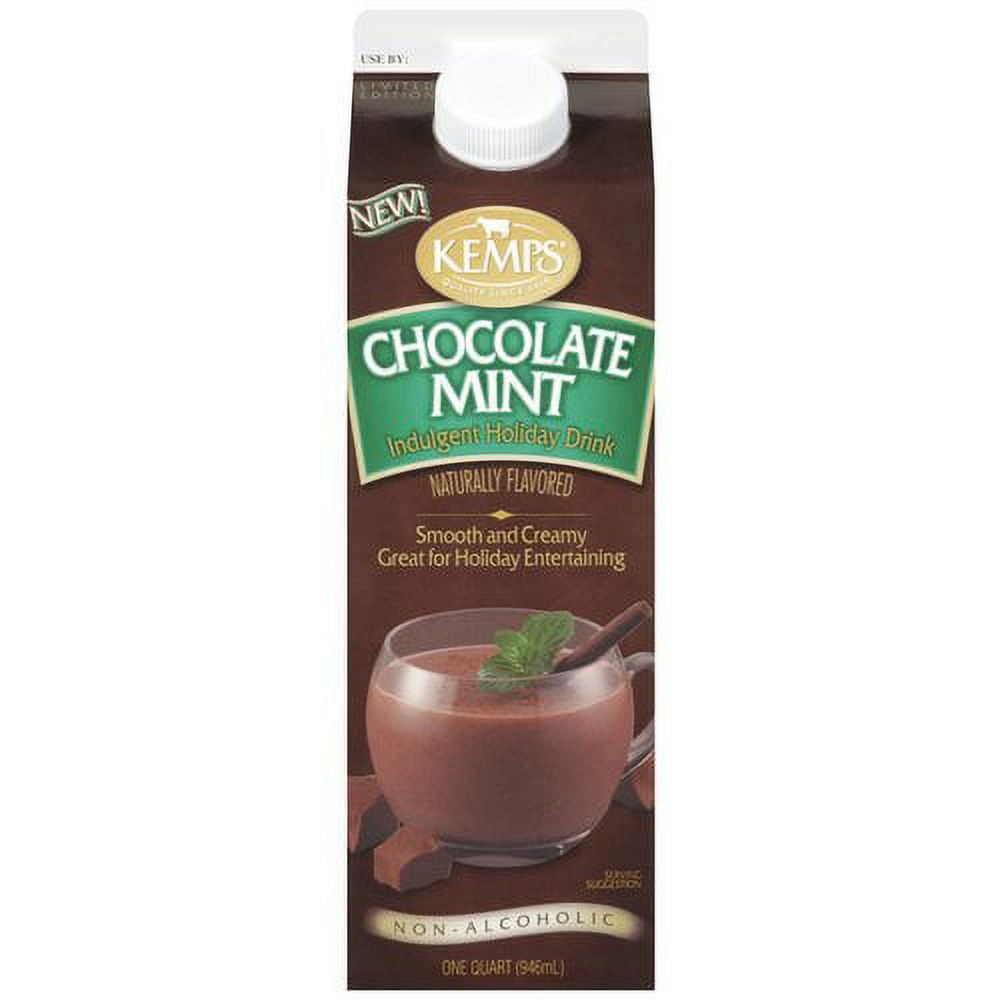 Kemps Chocolate Mint Flavored Drink, 1 Quart