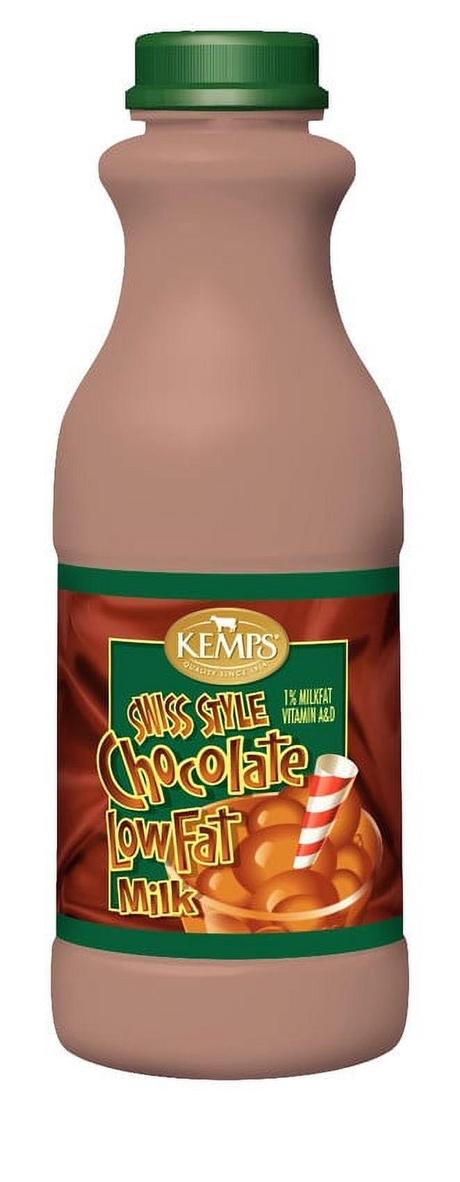 Kemps LowFat Swiss Style Chocolate Milk, 1 Pint