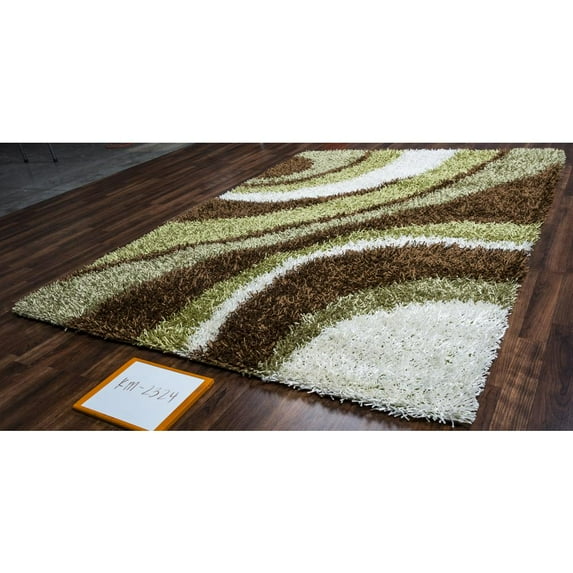 Kempton Green 3' Round Tufted Rug- KM2324