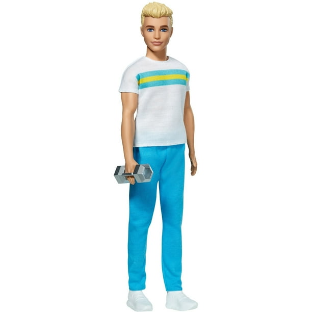 Ken 60Th Anniversary Doll 2 In Throwback Workout Look with T-Shirt ...