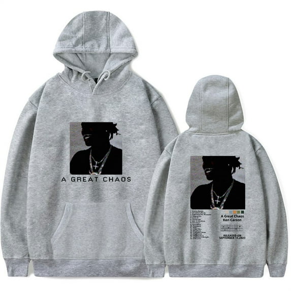 Ken Carson A Great Chaos Hoodie Unique Clothes Fashion Pullover Casual Sweatshirt