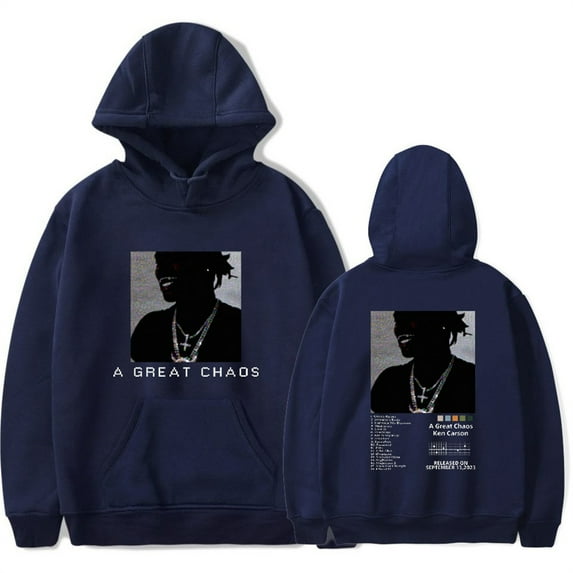 Ken Carson A Great Chaos Hoodie Unique Clothes Fashion Pullover Casual Sweatshirt