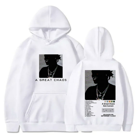 Ken Carson A Great Chaos Merch Hoodies Pullovers Cospaly Women Men Fashion Casual Streetwear Sweatshirts