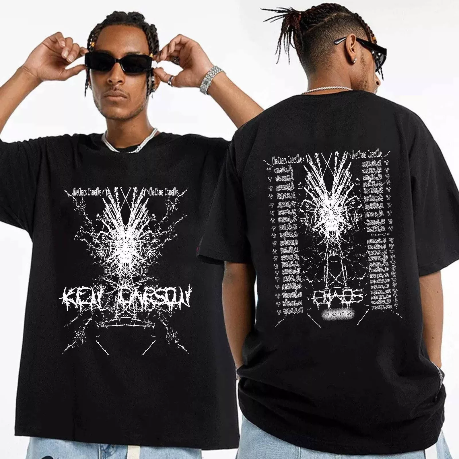 Ken Carson Chaos World Tour 2025 Shirt Ken Carson Rap Tee Ken Carson
