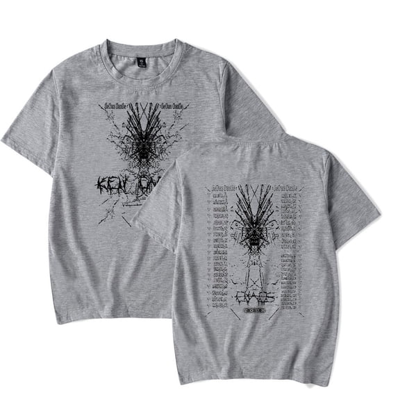 Ken Carson Chaos World Tour 2024 Shirt T-Shirts Unisex Trend Casual Short Sleeve Top