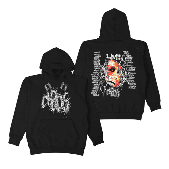 Ken Carson Merch A Great Chaos Logo Hoodie LiveChaos Tour Hoodies 2024 Tour For Fans Women Mens Rapper Hip Hops Pullovers