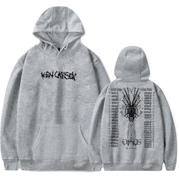 Ken Carson Merch Hoodie A Great Chaos AGC Hoodies LiveChaos ChaosLive Tour Merch Rapper Streetwear Sweatshirt Pullover