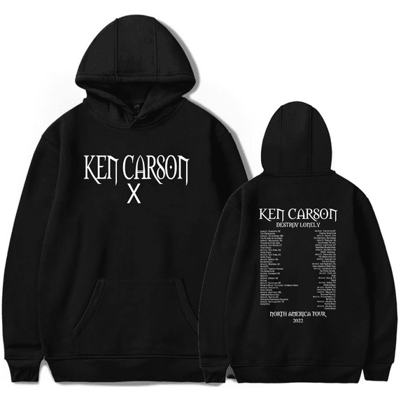 Ken Carson Merch Hoodie A Great Chaos AGC Hoodies Tour Merch Rapper Streetwear Hooded Sweatshirt Pullover