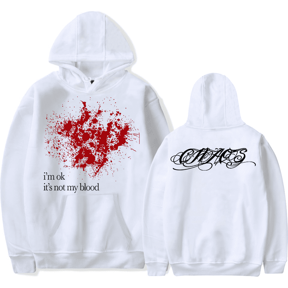 Ken Carson Merch Hoodie Overseas New Logo Im OK Tour Merch Rapper ...