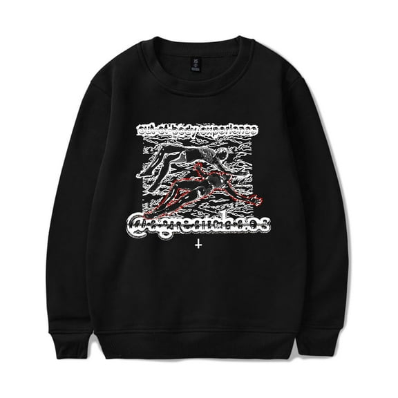 Ken Carson Merch Sweatshir Out Of Body Experience Long Sleeve Rapper Crewneck For Fans Men Women