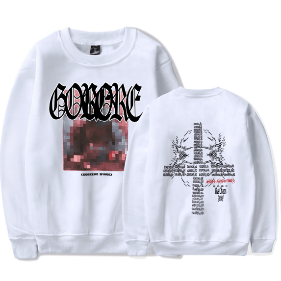 Ken Carson Merch Sweatshirt AGC A Great Chaos Long Sleeve Sweatshirts LiveChaos Tour For Fans Women Mens Rapper Streetwear