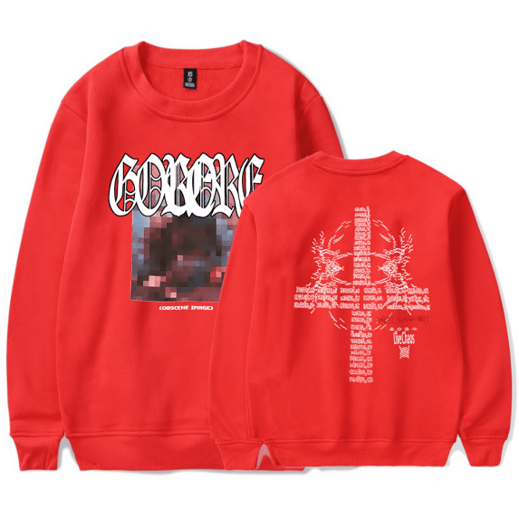 Ken Carson Merch Sweatshirt AGC A Great Chaos Long Sleeve Sweatshirts LiveChaos Tour For Fans Women Mens Rapper Streetwear