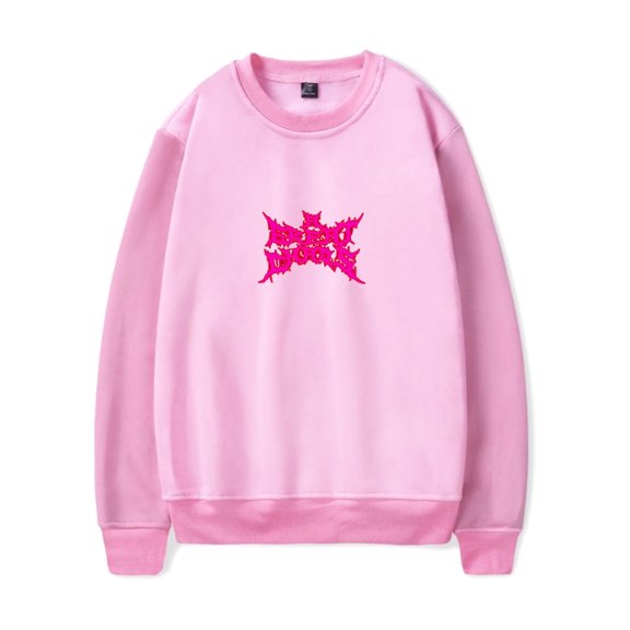 Ken Carson Merch Sweatshirt AGC Pink Logo Long Sleeve LiveChaos Tour Women Mens Rapper Hip Hop Crewneck