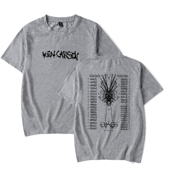 Ken Carson Merch T-Shirt A Great Chaos AGC T Shirt Live Chaos ChaosLive Tour Merch Rapper Streetwear Tee Tops