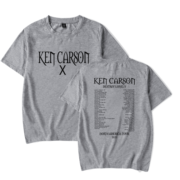 Ken Carson Merch T-Shirt A Great Chaos AGC Tees Tour Merch Rapper Streetwear Short Sleeve Top T Shirt