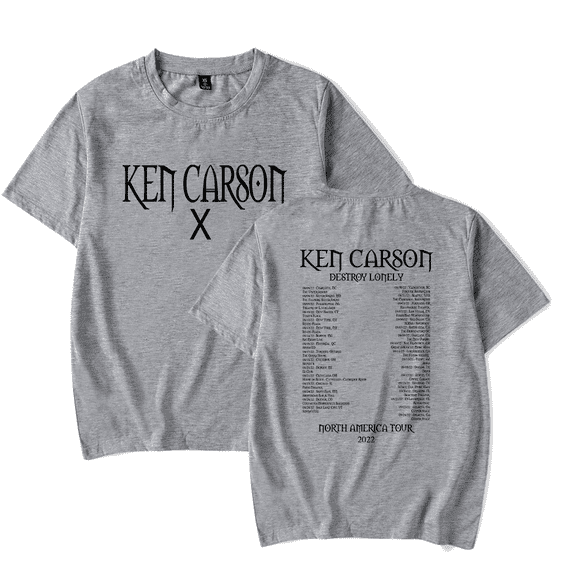 Ken Carson Merch T-Shirt A Great Chaos AGC Tees Tour Merch Rapper Streetwear Short Sleeve Top T Shirt