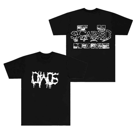 Ken Carson Merch T-Shirt A Great Chaos Stay Home Logo Tee Women Men Rapper Top T Shirts