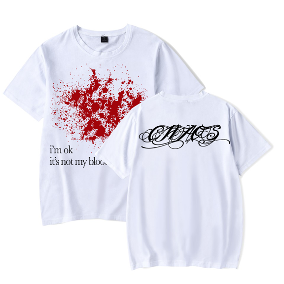 Ken Carson Merch T Shirt Overseas New Logo Im OK T-Shirts Tees Tour Merch Rapper Streetwear Short Sleeve Top T Shirt