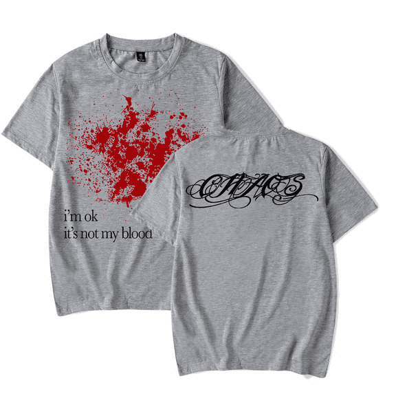 Ken Carson Merch T Shirt Overseas New Logo Im OK T-Shirts Tees Tour Merch Rapper Streetwear Short Sleeve Top T Shirt