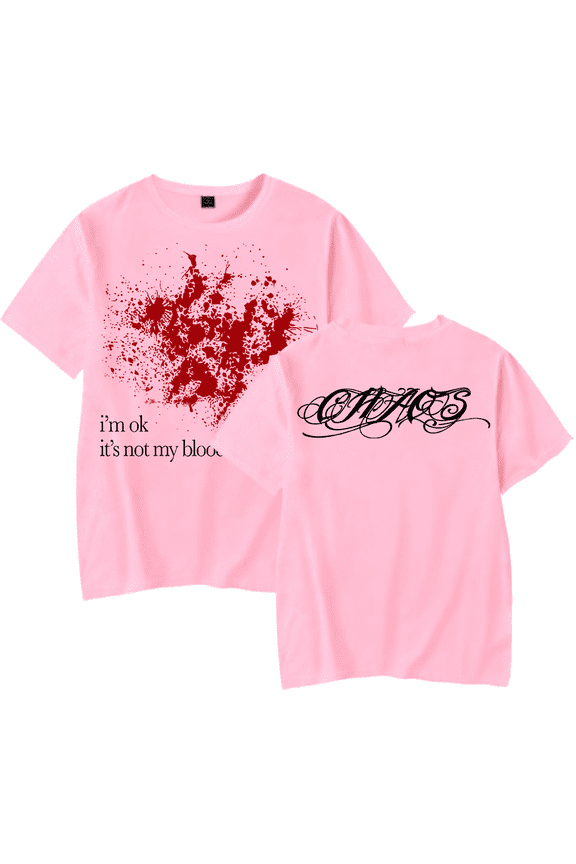 Merch T Shirt Overseas New Logo Im OK T-Shirts Tees Tour Merch Rapper Streetwear Short Sleeve Top T Shirt