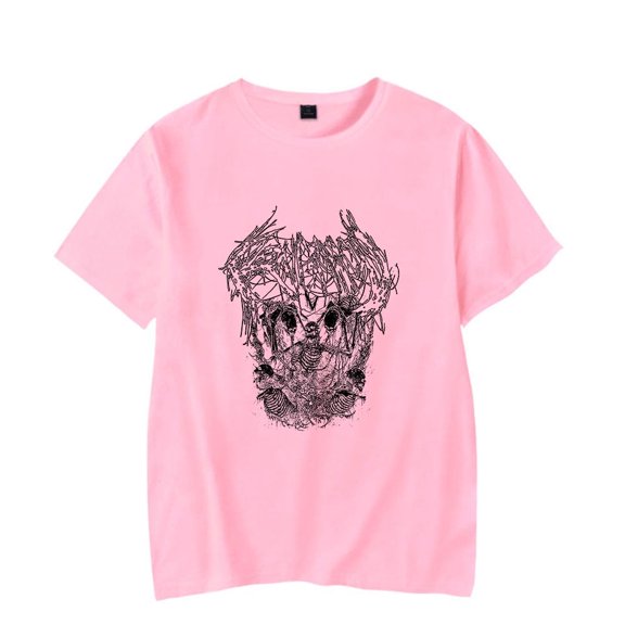 Ken Carson Merch T Shirts A Great Chaos AGC Skull Face T-Shirt Rapper Tees Mens Women Short Sleeve Streetwear