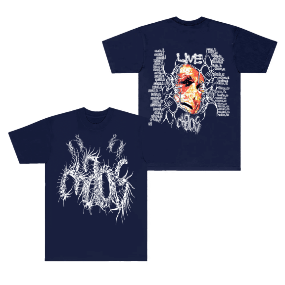 Ken Carson Merch Tee A Great Chaos Logo T-Shirt LiveChaos Tour T Shirts 2024 Tops For Fans Women Mens Streetwear Rapper Hip Hops