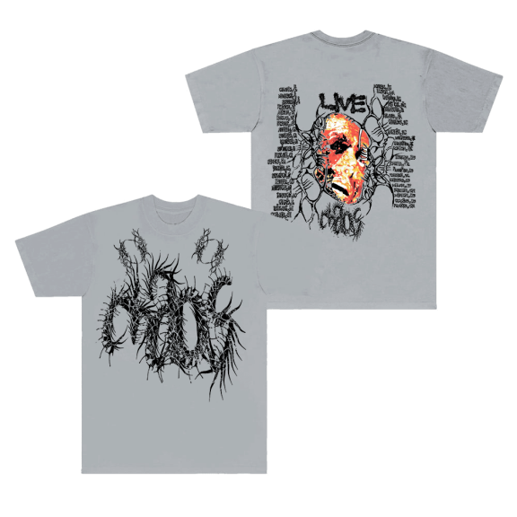 Ken Carson Merch Tee A Great Chaos Logo T-Shirt LiveChaos Tour T Shirts 2024 Tops For Fans Women Mens Streetwear Rapper Hip Hops