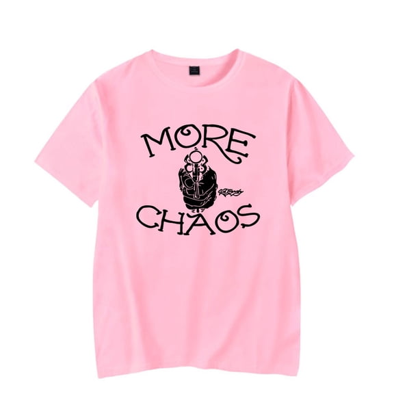Ken Carson More Chaos T-Shirt Streetwear Rap Tee  crewneck short sleeve tshirt men/women hip hop  tops