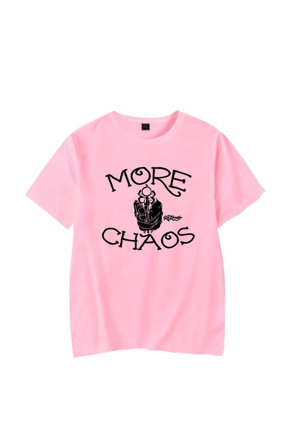 Ken Carson More Chaos T-Shirt Streetwear Rap Tee crewneck short sleeve tshirt men/women hip hop tops