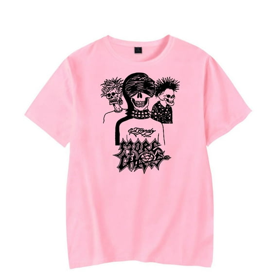 Ken Carson More Chaos T-Shirt Streetwear  tshirt crewneck short sleeve tshirt men/women rap hip hop  tops