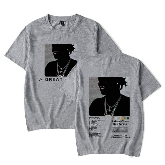 Ken Carson T-Shirt A Great Chaos Album Merch For Women/Men Unisex O-neck Short Sleeve TShirt Streetwear
