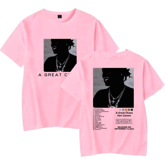 Ken Carson T-Shirt A Great Chaos Album Merch For Women/Men Unisex O-neck Short Sleeve TShirt Streetwear