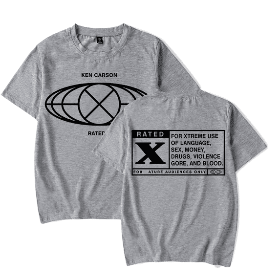 Ken Carson T shirt XTended Album Rated X Tee Men Women Rapper Merch Tshirt Short Sleeve