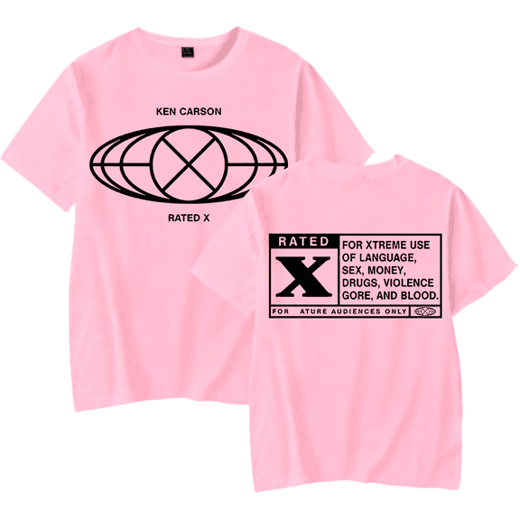 Ken Carson T shirt XTended Album Rated X Tee Men Women Rapper Merch Tshirt Short Sleeve