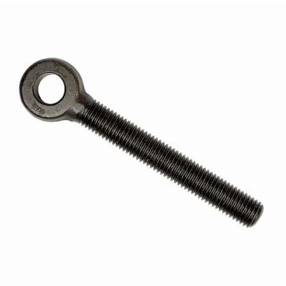 Rod End, Steel, Black Oxide, 5/16"-18 Thrd Sz, 3 1/2 in Thrd Lg, 3-1/2 in Overall Lg
