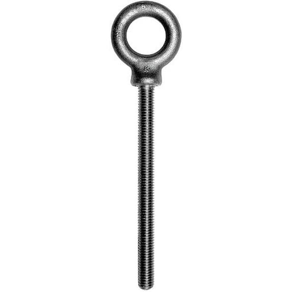 Ken Forging - K2025-2 - 1/2-13 X 2 Shoulder Pattern Eyebolt Full Thread, 1EA