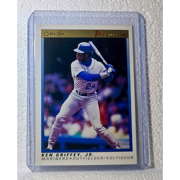 Ken Griffey Jr. 1991 O-Pee-Chee MLB #56 Premier Baseball Card Seattle Mariners