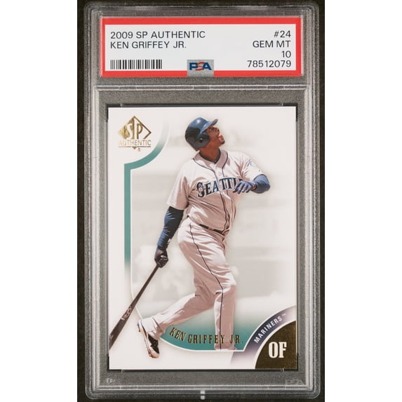 Ken Griffey Jr 2019 Upper Deck SP Authentic Baseball Card #24 Graded PSA 10