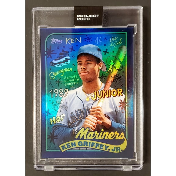 Ken Griffey Jr. 2020Topps Project Sophia Chang Rainbow Foil Card #394 Seattle Mariners SKU #189488