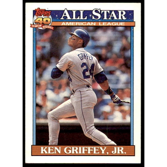 Ken Griffey Jr. AS Card 1991 Topps #392