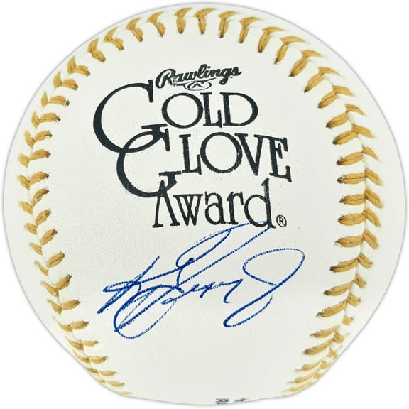 Ken Griffey Jr. Autographed Official Gold Glove Award Logo Baseball Seattle Mariners Beckett BAS Witness #3W342025