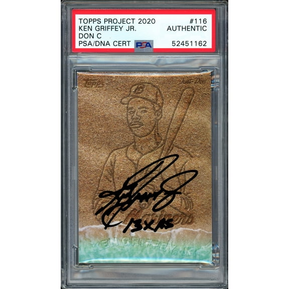 Ken Griffey Jr. Autographed Topps Project 2020 Don C Card #116 Seattle Mariners "13x AS" #1/1 PSA/DNA #52451162