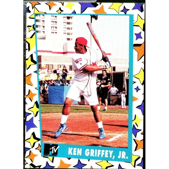 Ken Griffey Jr. Card 1992 MTV Rock n' Jock #3