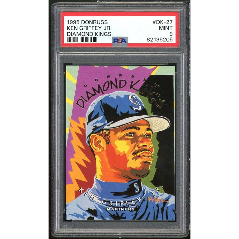Ken Griffey Jr. Card 1995 Donruss Diamond Kings DK 27 PSA 9 Walmart
