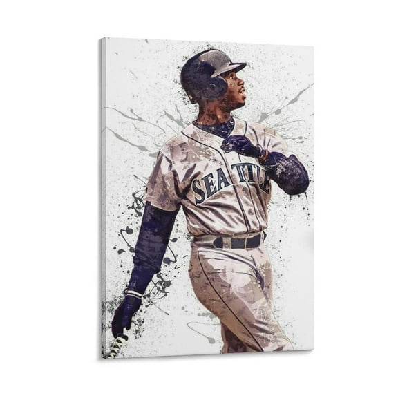 Ken Griffey Jr Poster 9 Home Decor Poster Wall Art Hanging Picture Print Bedroom Decorative Painting Posters Room Aesthetic 24x36inch(60x90cm)