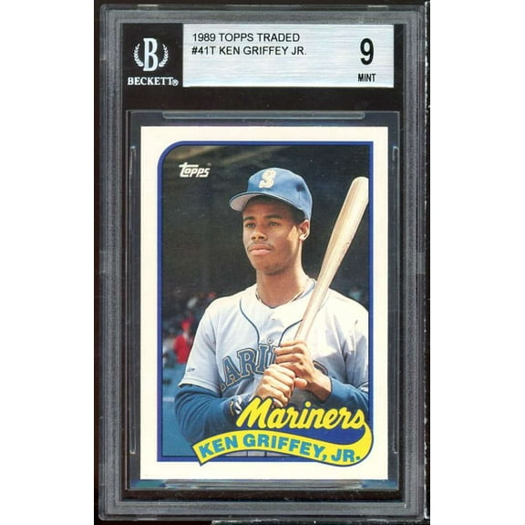 Ken Griffey Jr. Rookie Card 1989 Topps Traded #41t BGS 9 (9.5 9 9 9)