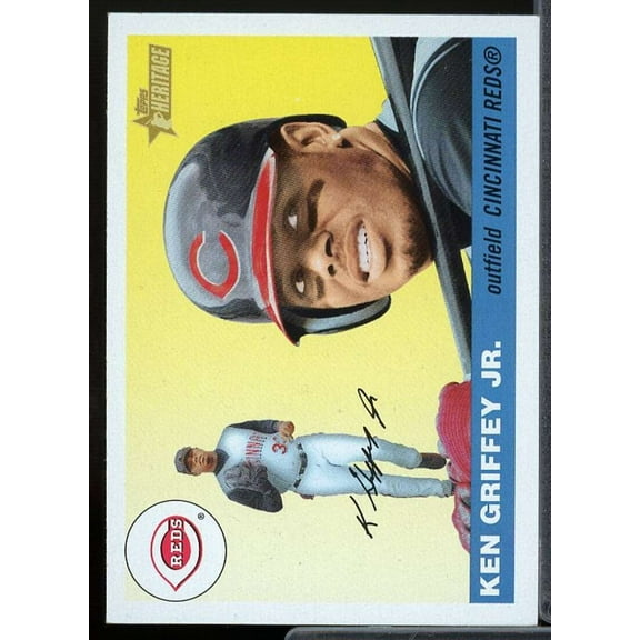 Ken Griffey Jr. SP Card 2004 Topps Heritage #455
