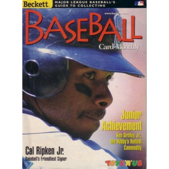 Ken Griffey Jr. Seattle Mariners 1998 Beckett Baseball mini magazine