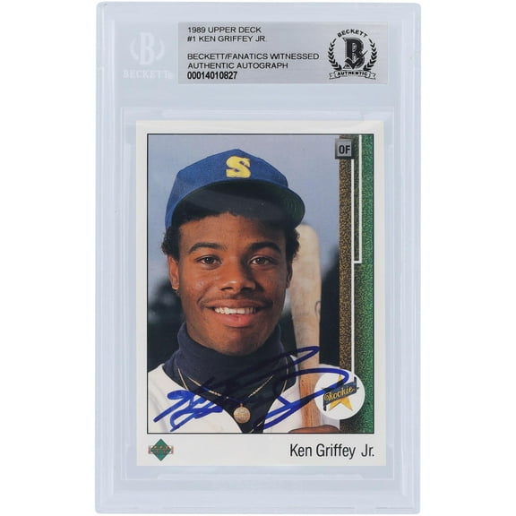 Ken Griffey Jr Seattle Mariners Autographed 1989 Upper Deck #1 BAS Authenticated Card - Fanatics Authentic Certified