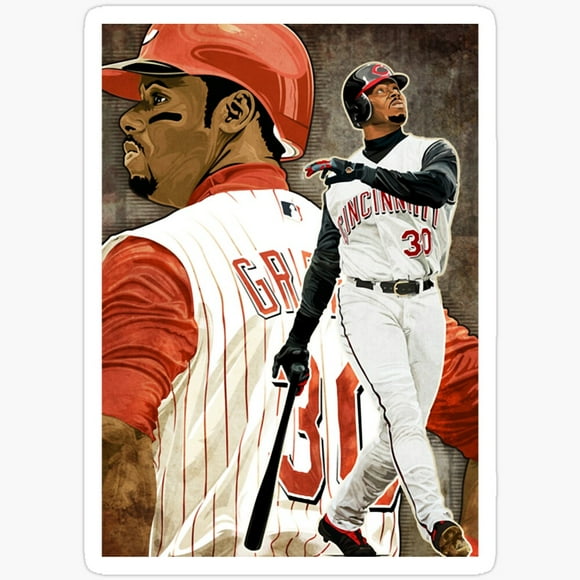 Ken Griffey Jr. Sticker Baseball Sticker, Football Sticker, Basketball Sticker, Sport Player Sticker, Phone Decal Water Bottle Stickers Car Decals
